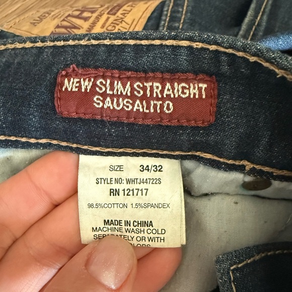 WHO. A.U American Vintage jeans • Men’s 34x32 - Picture 7 of 9